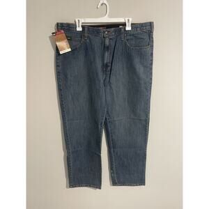 NWT Vintage Lee Men’s Jeans 40x32 Custom Fit Straight Leg Stretch Blue